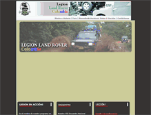 Tablet Screenshot of legionlandrover.com